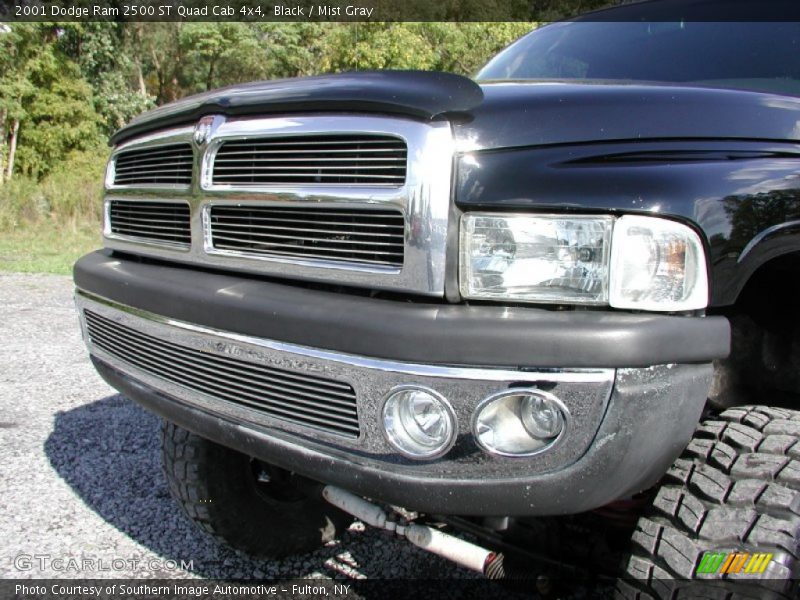 Black / Mist Gray 2001 Dodge Ram 2500 ST Quad Cab 4x4