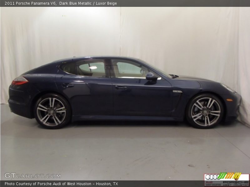 Dark Blue Metallic / Luxor Beige 2011 Porsche Panamera V6