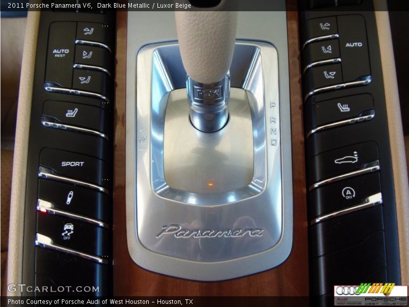 Dark Blue Metallic / Luxor Beige 2011 Porsche Panamera V6