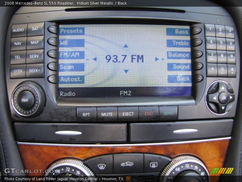 Audio System of 2008 SL 550 Roadster