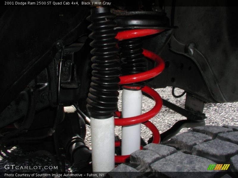 Black / Mist Gray 2001 Dodge Ram 2500 ST Quad Cab 4x4