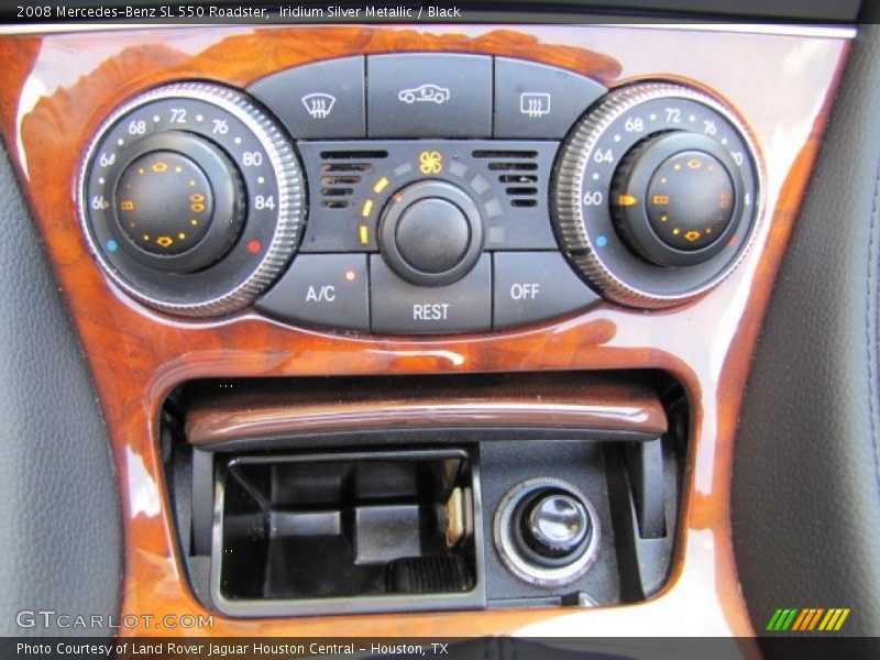 Controls of 2008 SL 550 Roadster