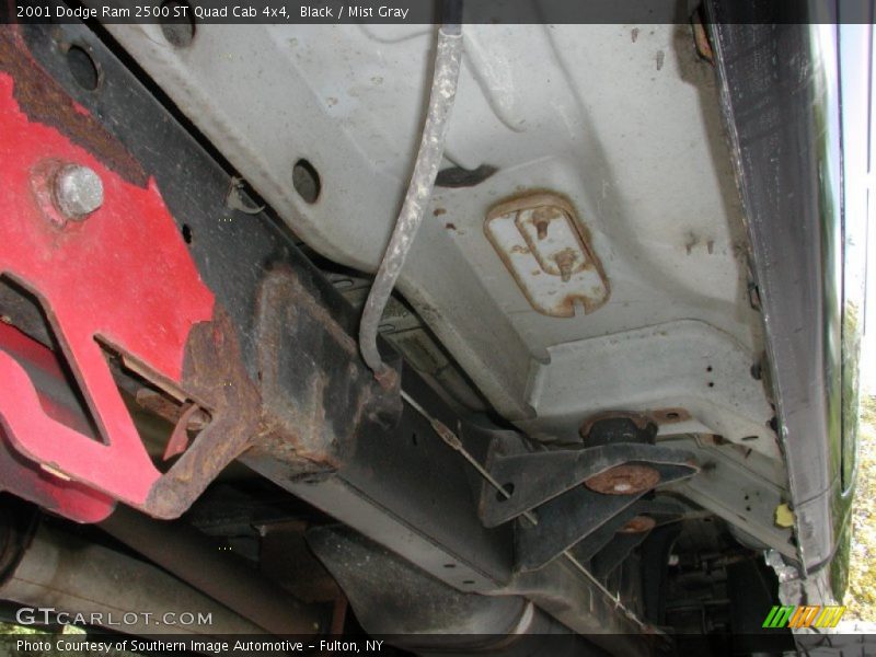 Black / Mist Gray 2001 Dodge Ram 2500 ST Quad Cab 4x4