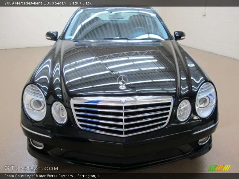 Black / Black 2009 Mercedes-Benz E 350 Sedan