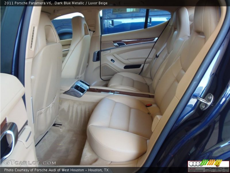 Dark Blue Metallic / Luxor Beige 2011 Porsche Panamera V6