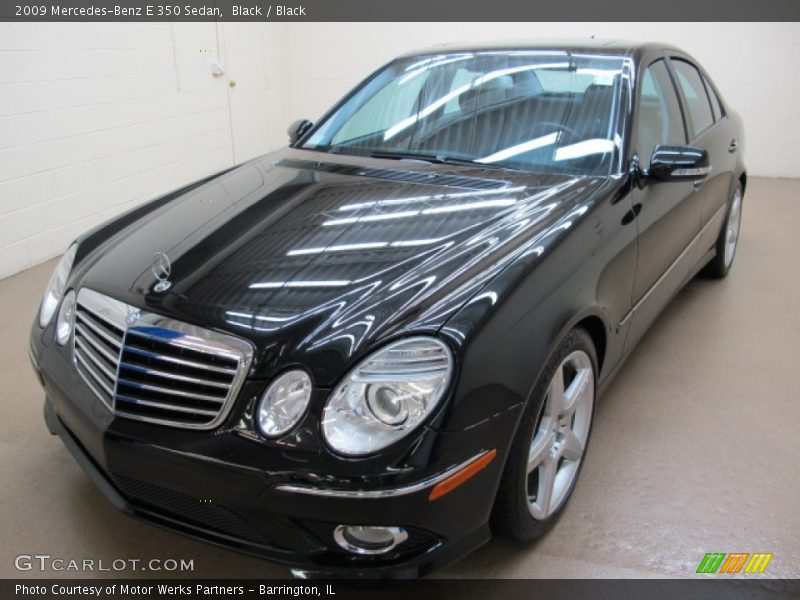 Black / Black 2009 Mercedes-Benz E 350 Sedan