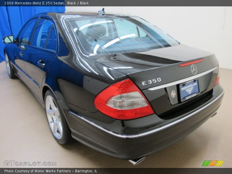 Black / Black 2009 Mercedes-Benz E 350 Sedan
