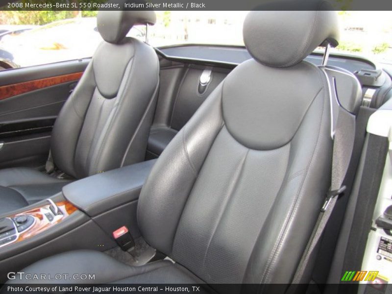 Iridium Silver Metallic / Black 2008 Mercedes-Benz SL 550 Roadster