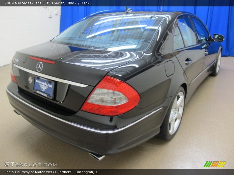 Black / Black 2009 Mercedes-Benz E 350 Sedan