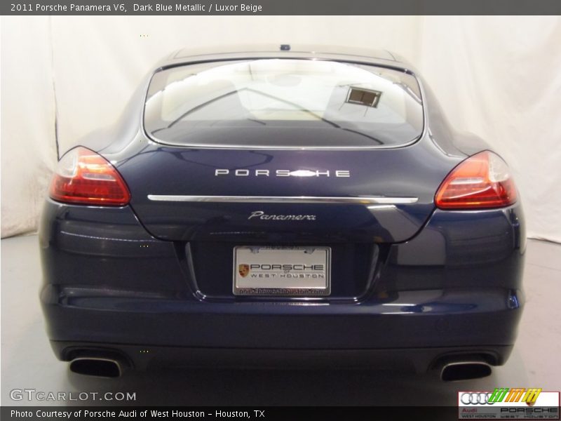 Dark Blue Metallic / Luxor Beige 2011 Porsche Panamera V6