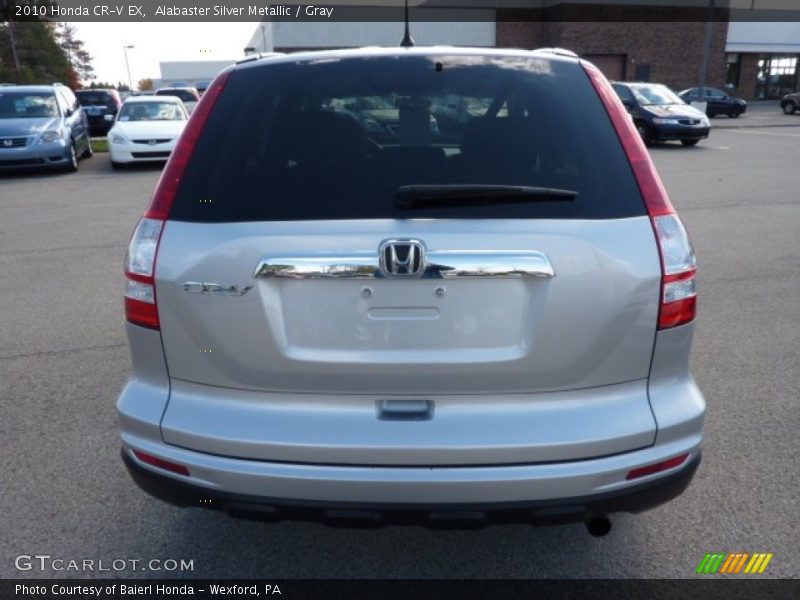 Alabaster Silver Metallic / Gray 2010 Honda CR-V EX