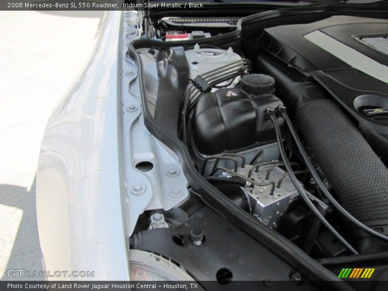 Iridium Silver Metallic / Black 2008 Mercedes-Benz SL 550 Roadster
