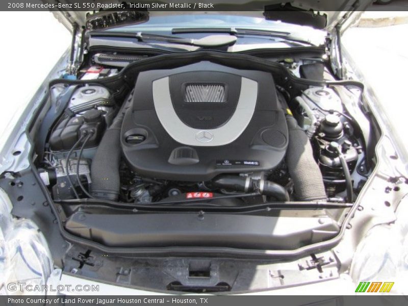 Iridium Silver Metallic / Black 2008 Mercedes-Benz SL 550 Roadster