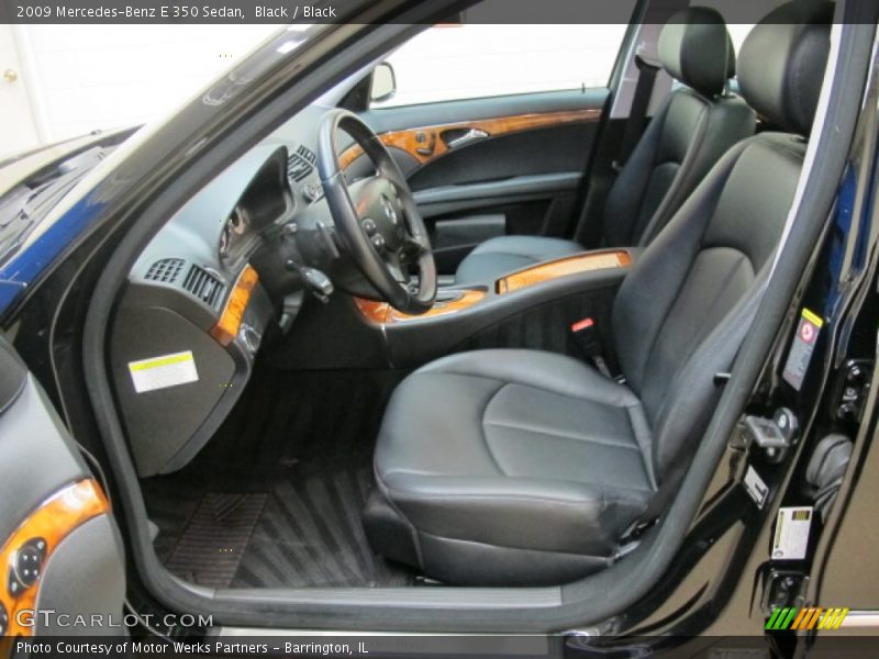 Black / Black 2009 Mercedes-Benz E 350 Sedan