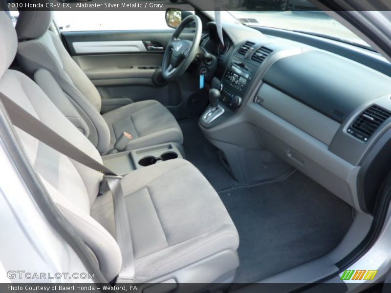 Alabaster Silver Metallic / Gray 2010 Honda CR-V EX