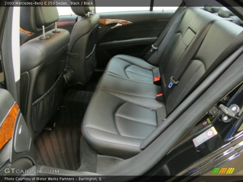 Black / Black 2009 Mercedes-Benz E 350 Sedan