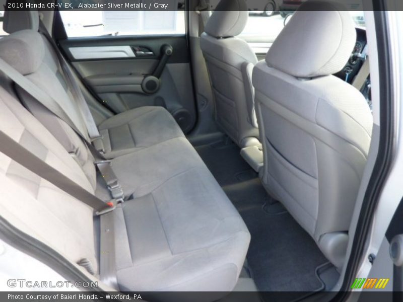 Alabaster Silver Metallic / Gray 2010 Honda CR-V EX