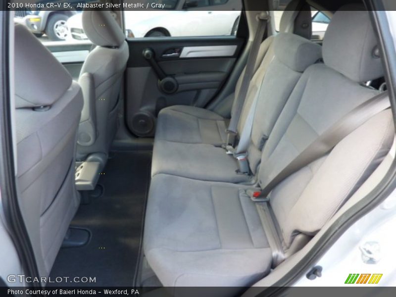Alabaster Silver Metallic / Gray 2010 Honda CR-V EX