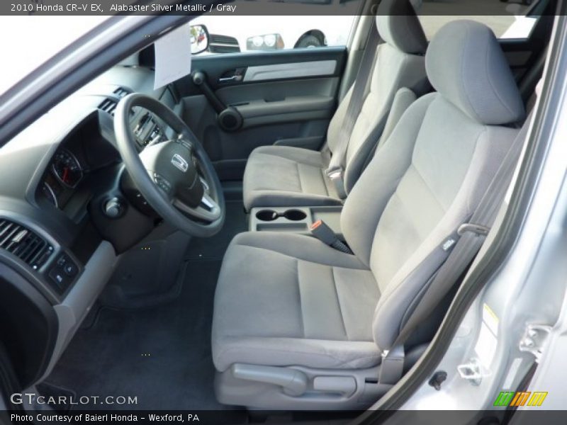 Alabaster Silver Metallic / Gray 2010 Honda CR-V EX