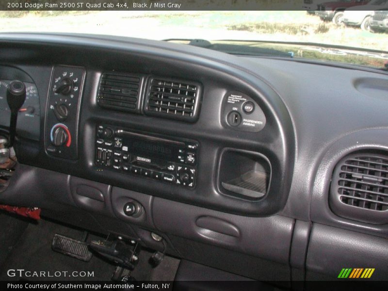 Black / Mist Gray 2001 Dodge Ram 2500 ST Quad Cab 4x4