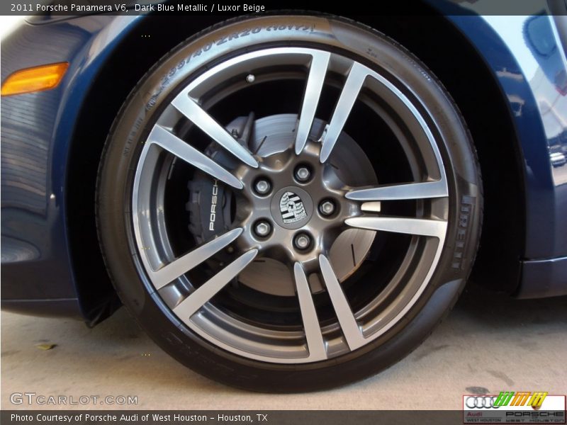 Dark Blue Metallic / Luxor Beige 2011 Porsche Panamera V6