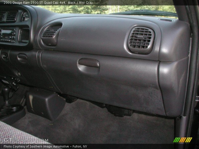 Black / Mist Gray 2001 Dodge Ram 2500 ST Quad Cab 4x4
