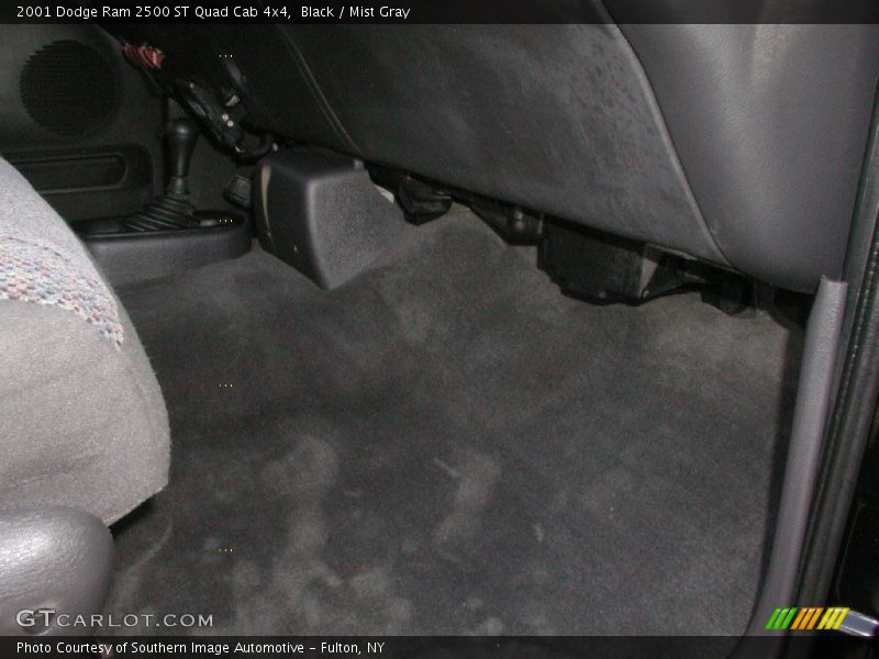 Black / Mist Gray 2001 Dodge Ram 2500 ST Quad Cab 4x4