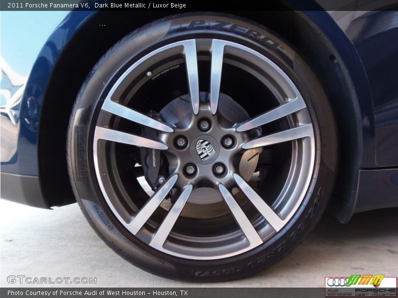 Dark Blue Metallic / Luxor Beige 2011 Porsche Panamera V6