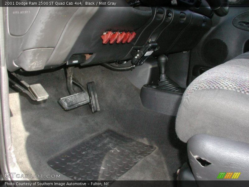 Black / Mist Gray 2001 Dodge Ram 2500 ST Quad Cab 4x4