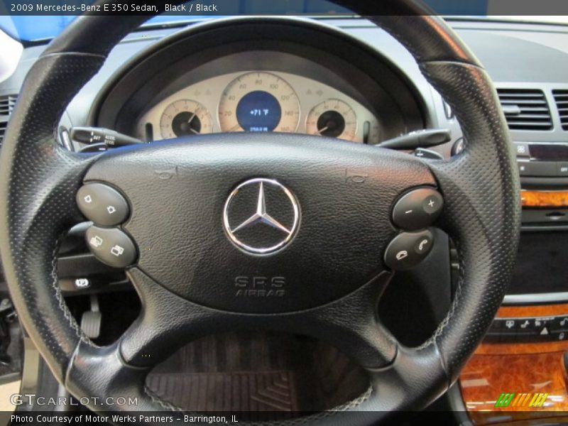 Black / Black 2009 Mercedes-Benz E 350 Sedan
