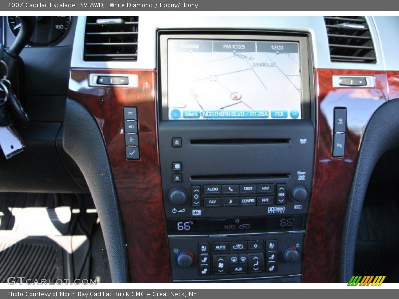 White Diamond / Ebony/Ebony 2007 Cadillac Escalade ESV AWD