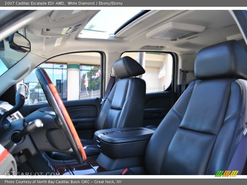White Diamond / Ebony/Ebony 2007 Cadillac Escalade ESV AWD