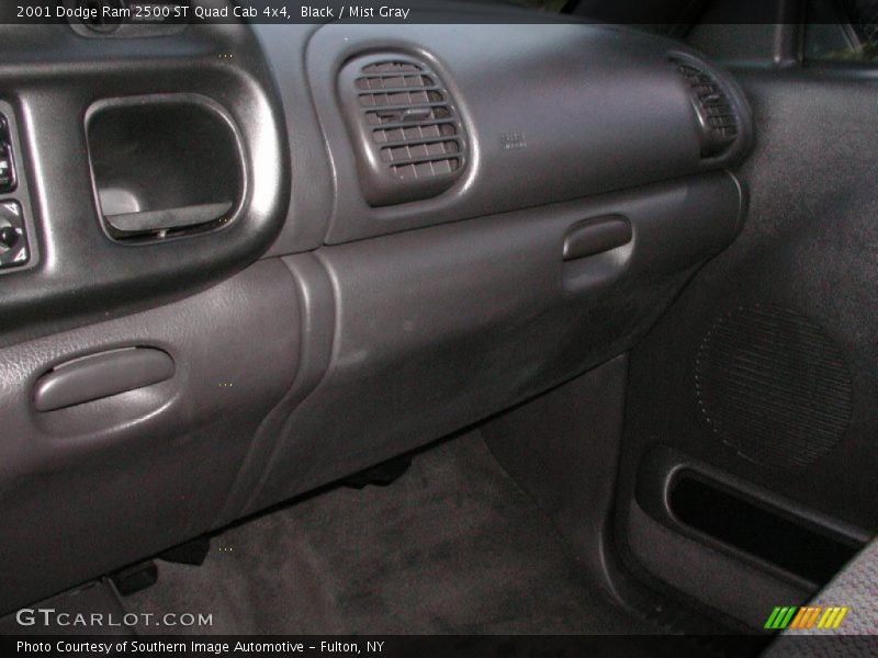 Black / Mist Gray 2001 Dodge Ram 2500 ST Quad Cab 4x4