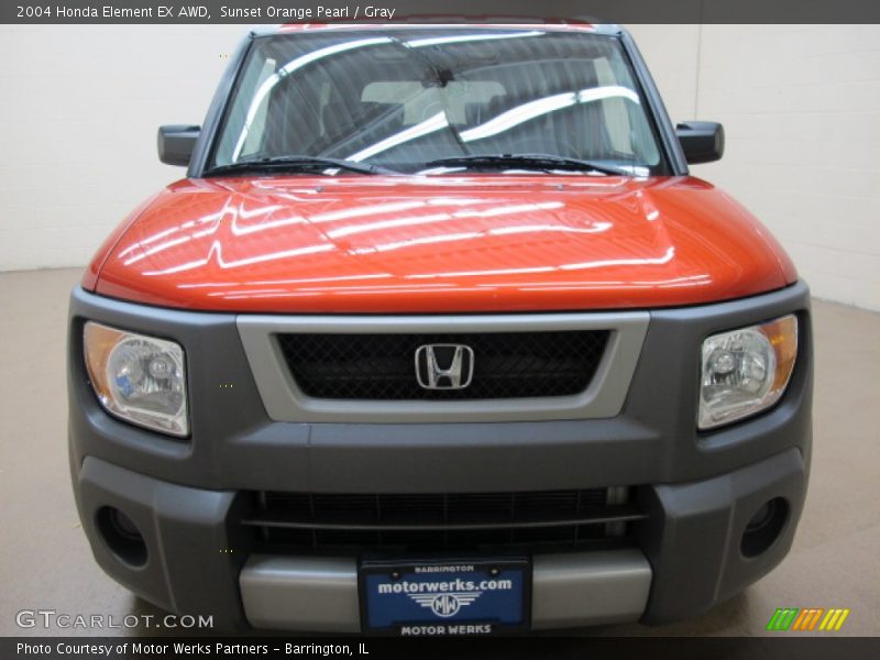 Sunset Orange Pearl / Gray 2004 Honda Element EX AWD