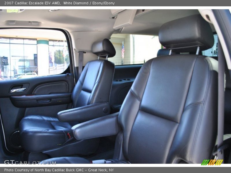 White Diamond / Ebony/Ebony 2007 Cadillac Escalade ESV AWD