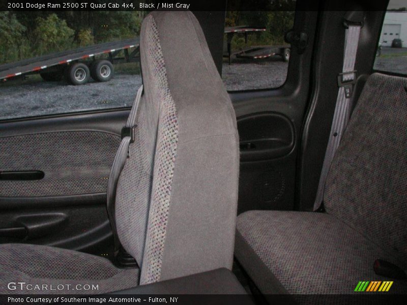 Black / Mist Gray 2001 Dodge Ram 2500 ST Quad Cab 4x4