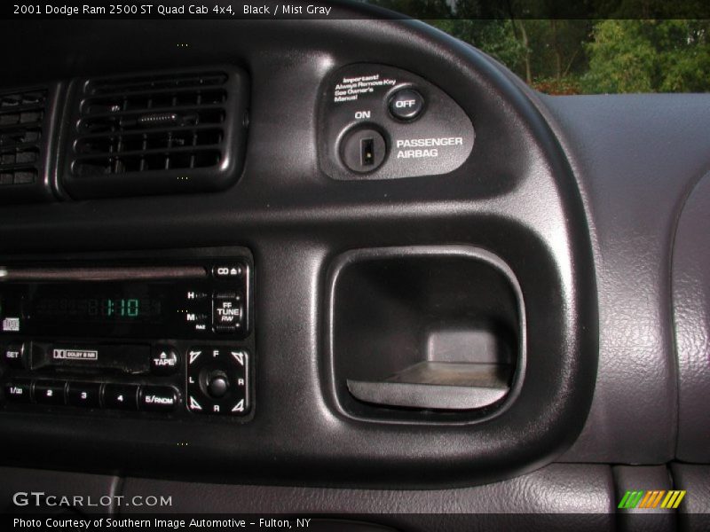 Black / Mist Gray 2001 Dodge Ram 2500 ST Quad Cab 4x4