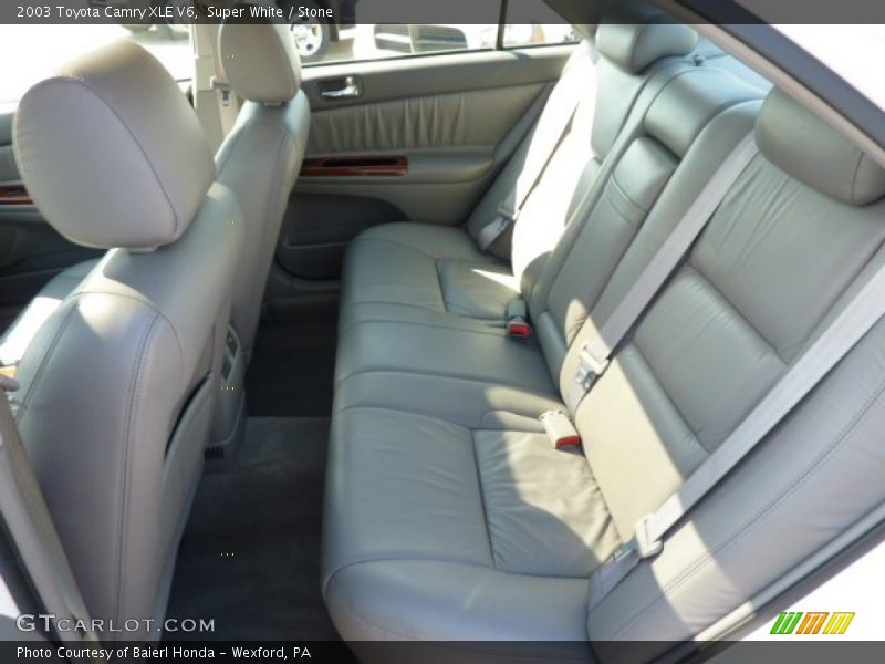 Super White / Stone 2003 Toyota Camry XLE V6