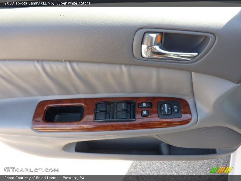 Super White / Stone 2003 Toyota Camry XLE V6