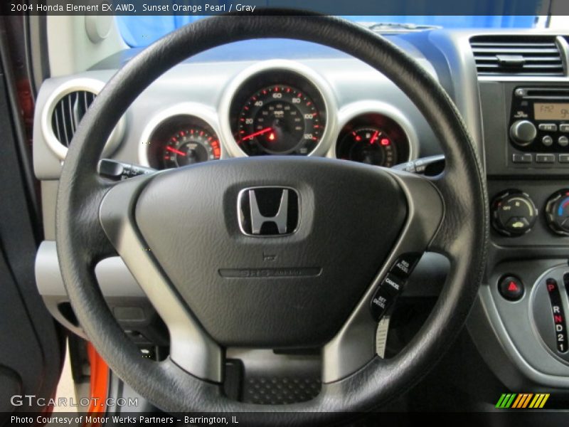 Sunset Orange Pearl / Gray 2004 Honda Element EX AWD