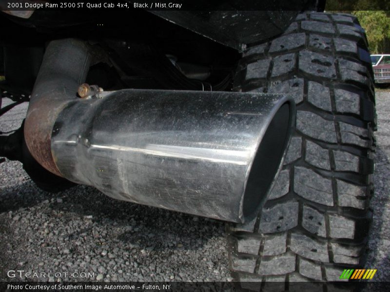 Black / Mist Gray 2001 Dodge Ram 2500 ST Quad Cab 4x4