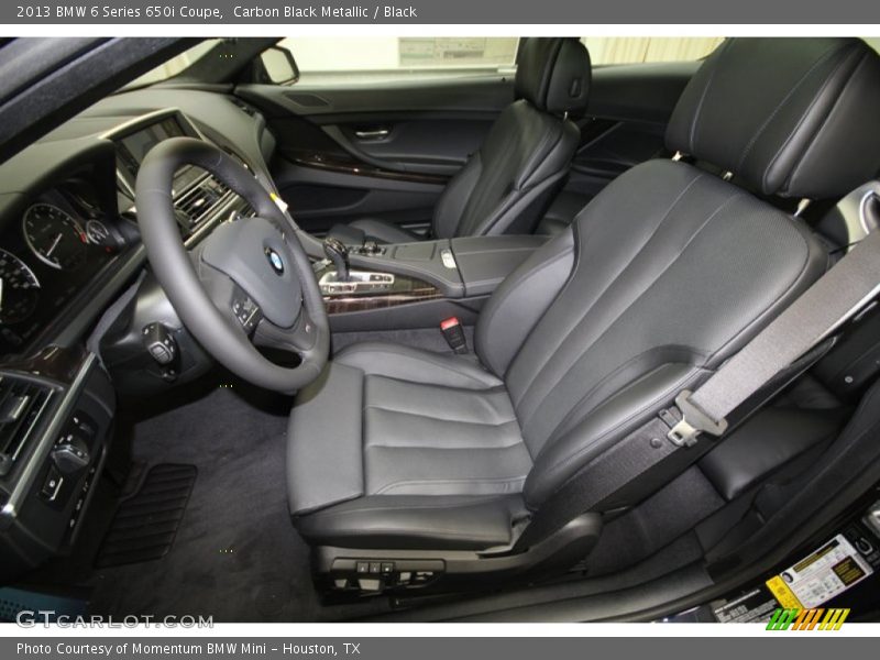 Front Seat of 2013 6 Series 650i Coupe