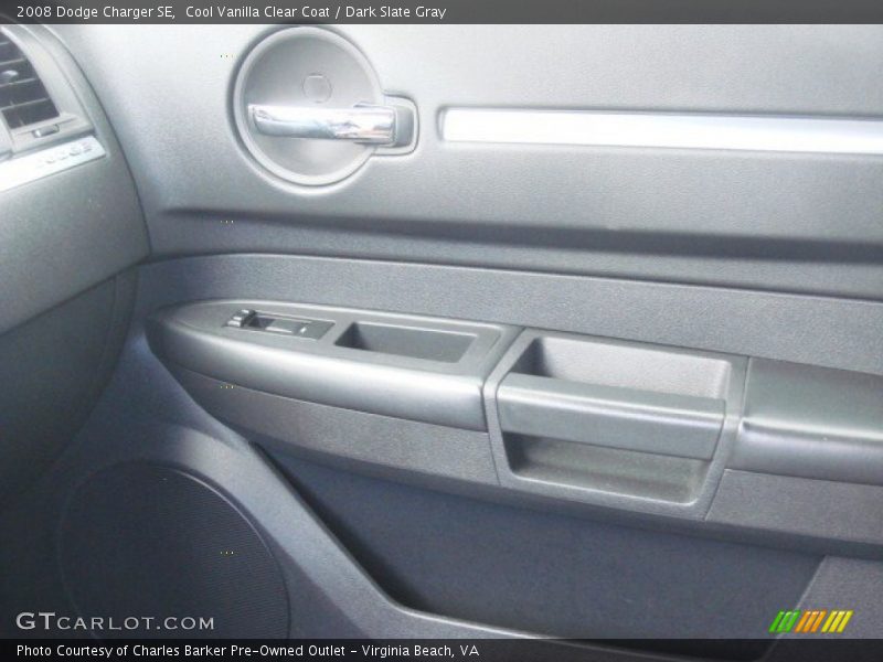Cool Vanilla Clear Coat / Dark Slate Gray 2008 Dodge Charger SE