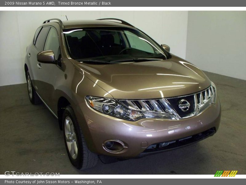 Tinted Bronze Metallic / Black 2009 Nissan Murano S AWD
