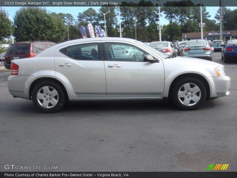 Bright Silver Metallic / Dark Slate Gray 2010 Dodge Avenger SXT