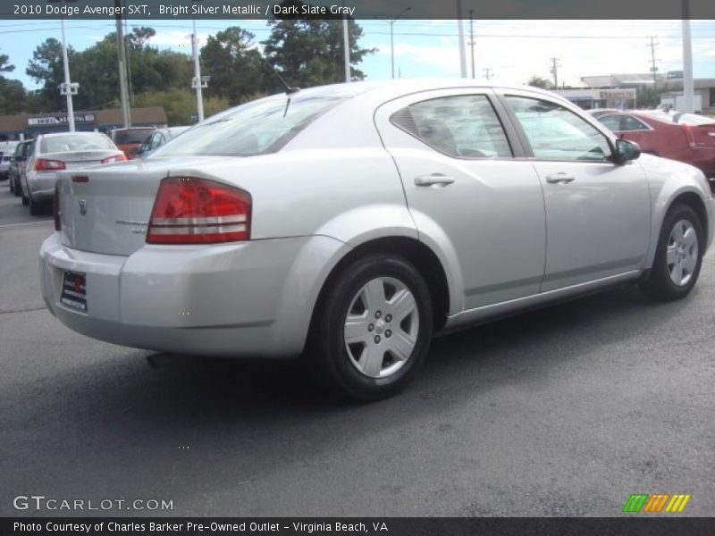 Bright Silver Metallic / Dark Slate Gray 2010 Dodge Avenger SXT