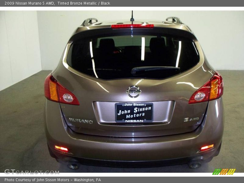 Tinted Bronze Metallic / Black 2009 Nissan Murano S AWD