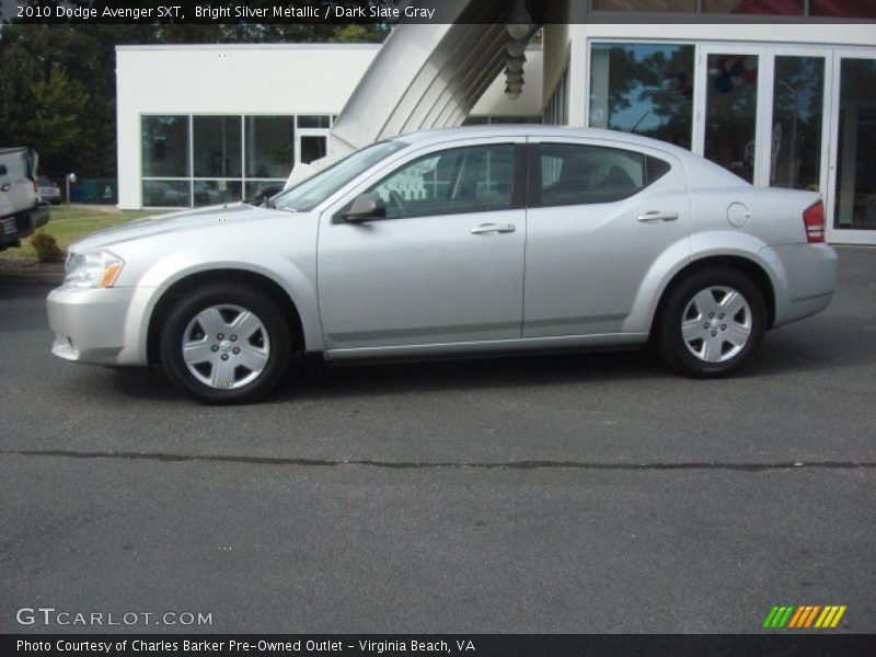Bright Silver Metallic / Dark Slate Gray 2010 Dodge Avenger SXT