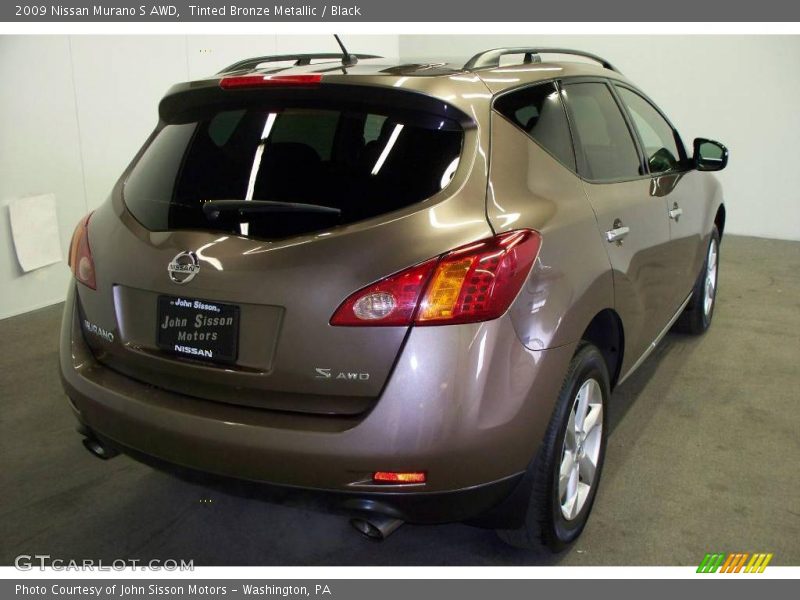 Tinted Bronze Metallic / Black 2009 Nissan Murano S AWD