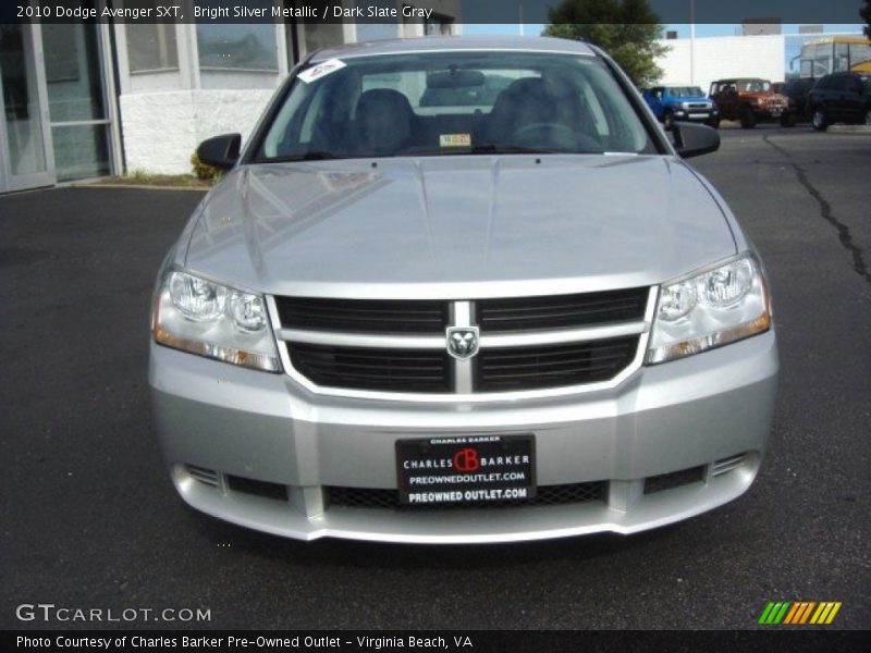 Bright Silver Metallic / Dark Slate Gray 2010 Dodge Avenger SXT